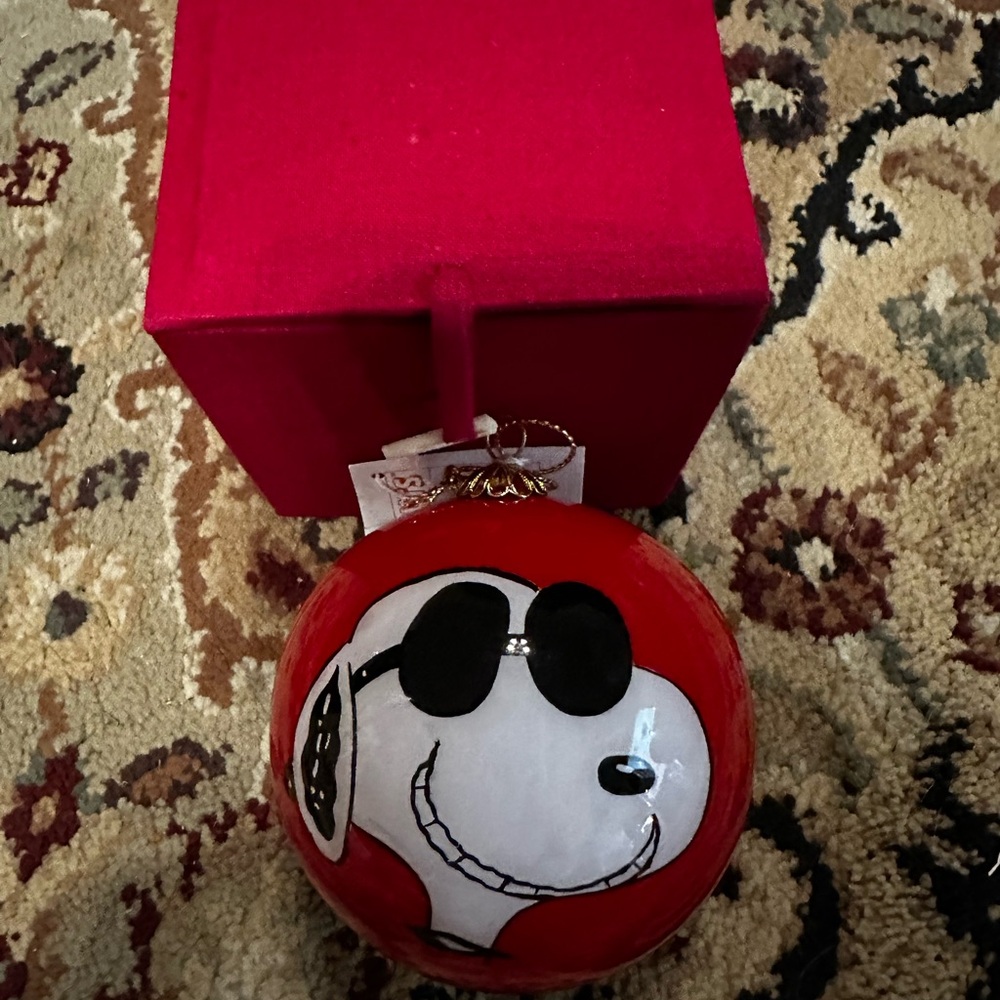 Kurt Adler Peanuts Joe Cool Christmas Ornament